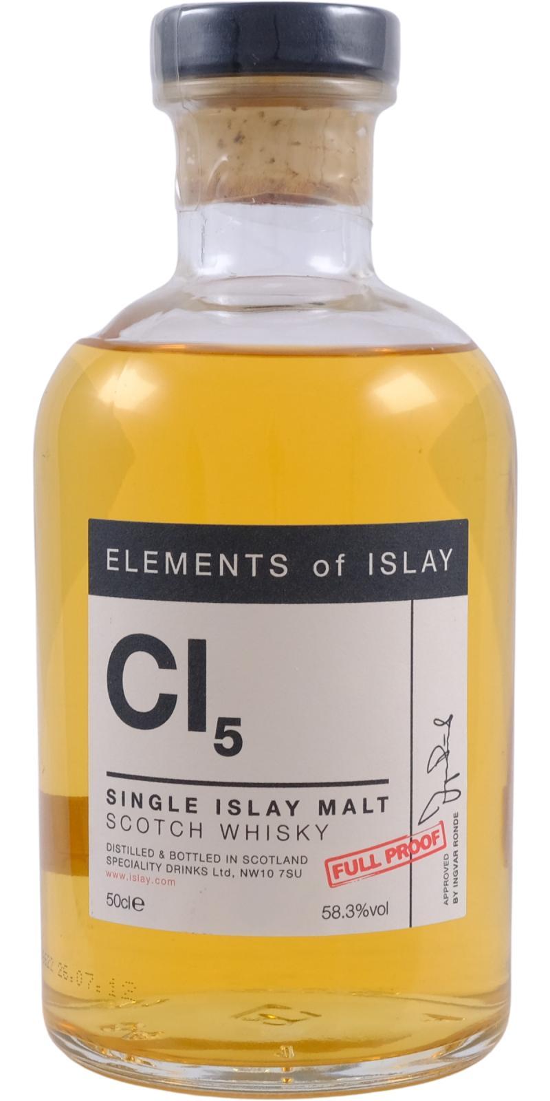 Caol Ila Cl5 SMS Elements of Islay