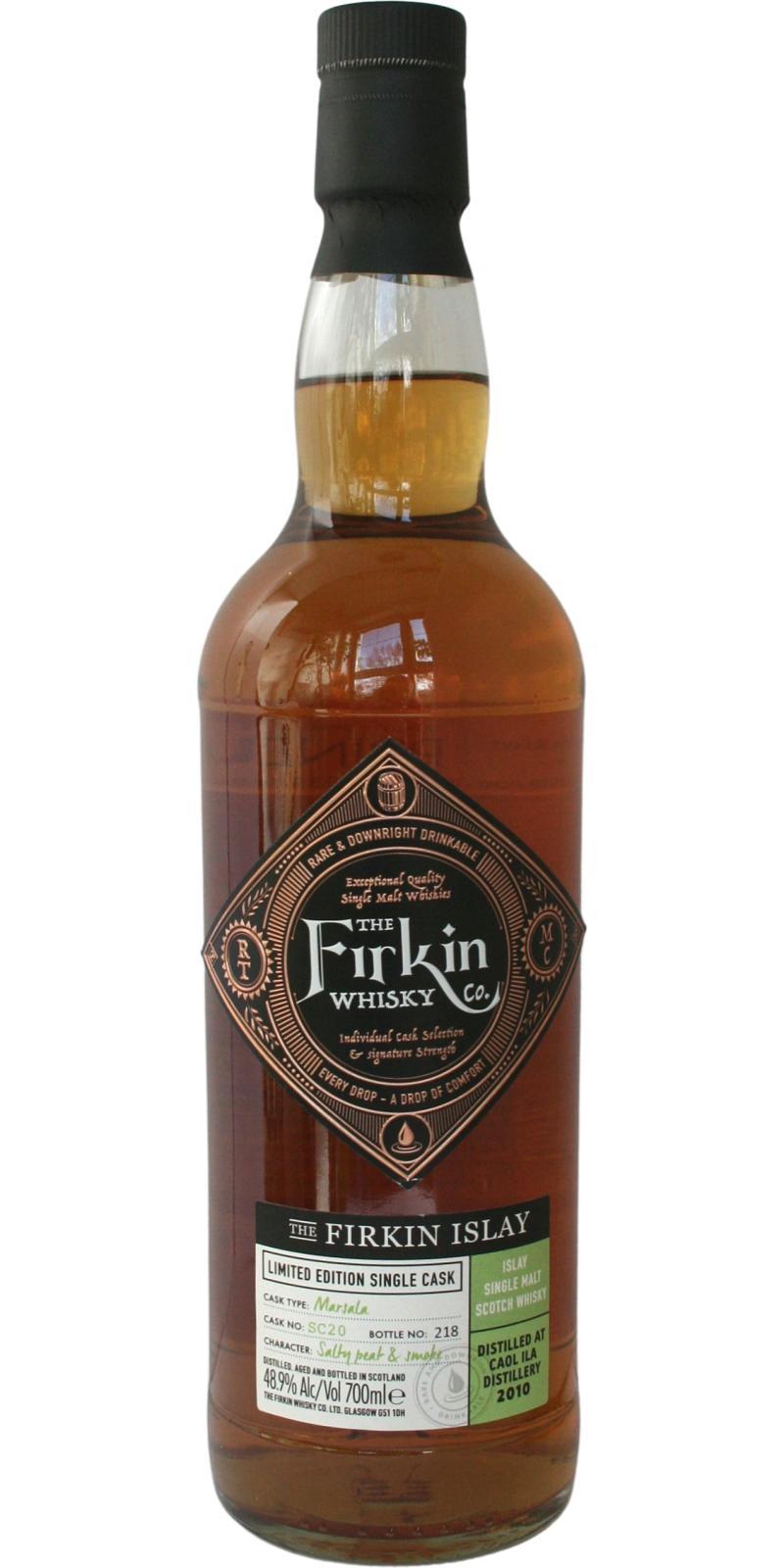 Caol Ila 2010 TFWC The Firkin Islay