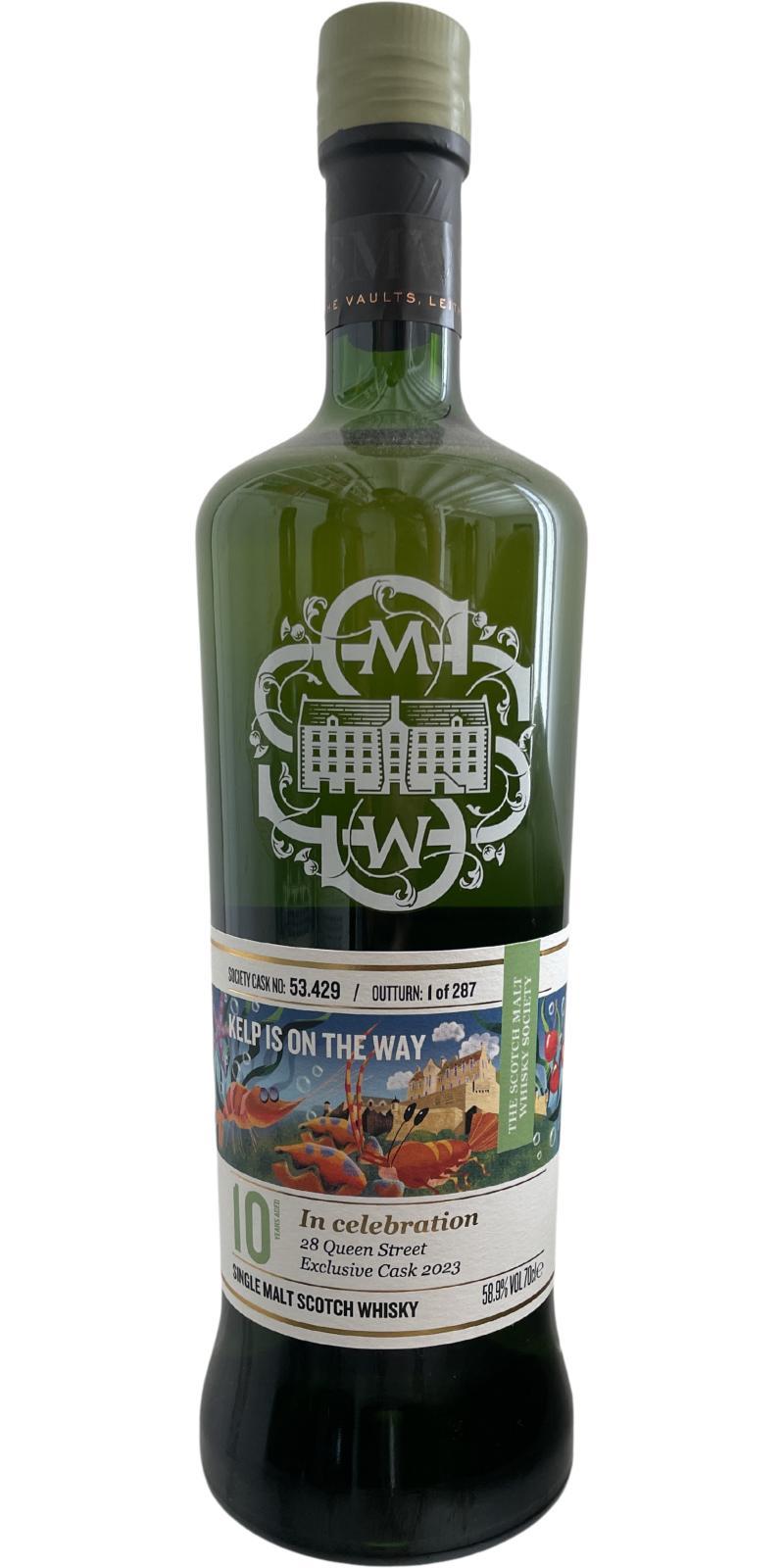 Caol Ila 10-year-old SMWS 53.429 Kelp is on the way
