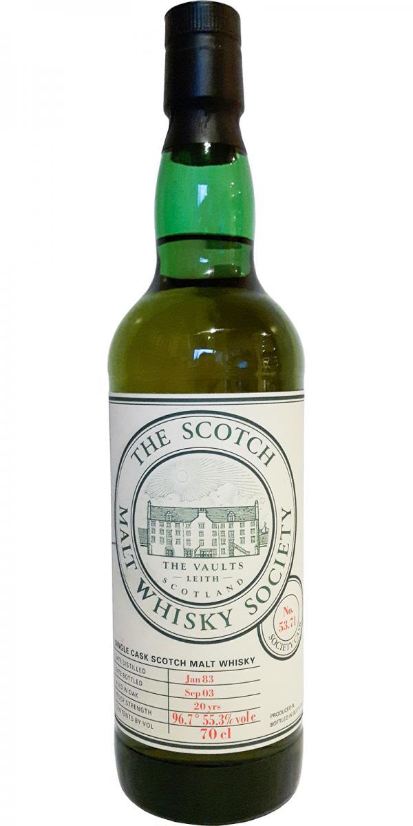 Caol Ila 1983 SMWS 53.71 Dentist's mouthwash in a butler's pantry