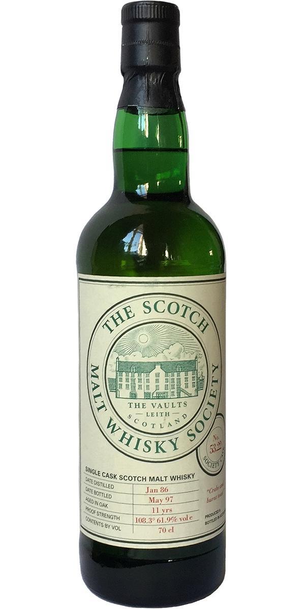 Caol Ila 1986 SMWS 53.22 Crabs and burnt toast