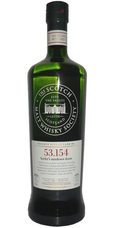 Caol Ila 1993 SMWS 53.154 Surfer's sundown dram