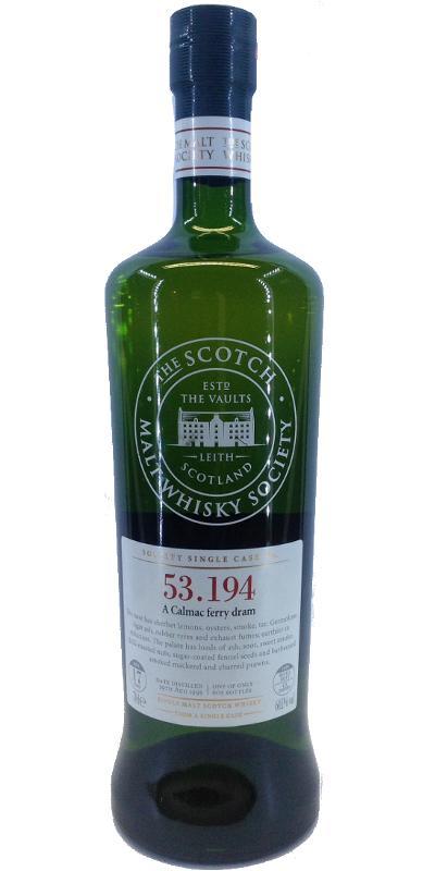 Caol Ila 1995 SMWS 53.194 A Calmac ferry dram