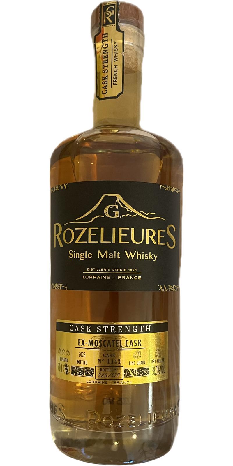 G. Rozelieures ex-Moscatel Casks Rozelieures