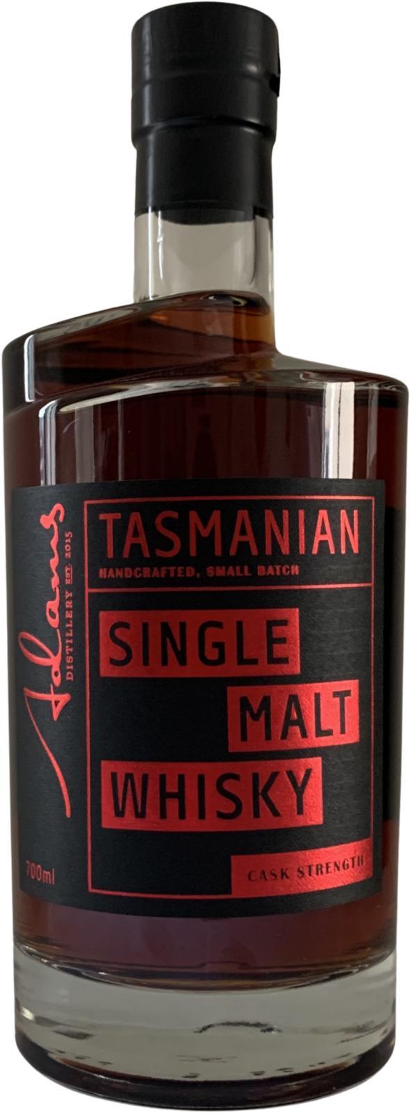 Adams Tasmania Single Malt Single Port Cask - Cask Strength