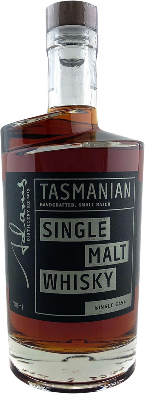 Adams Tasmanian Single Malt Whisky Pinot Noir Cask