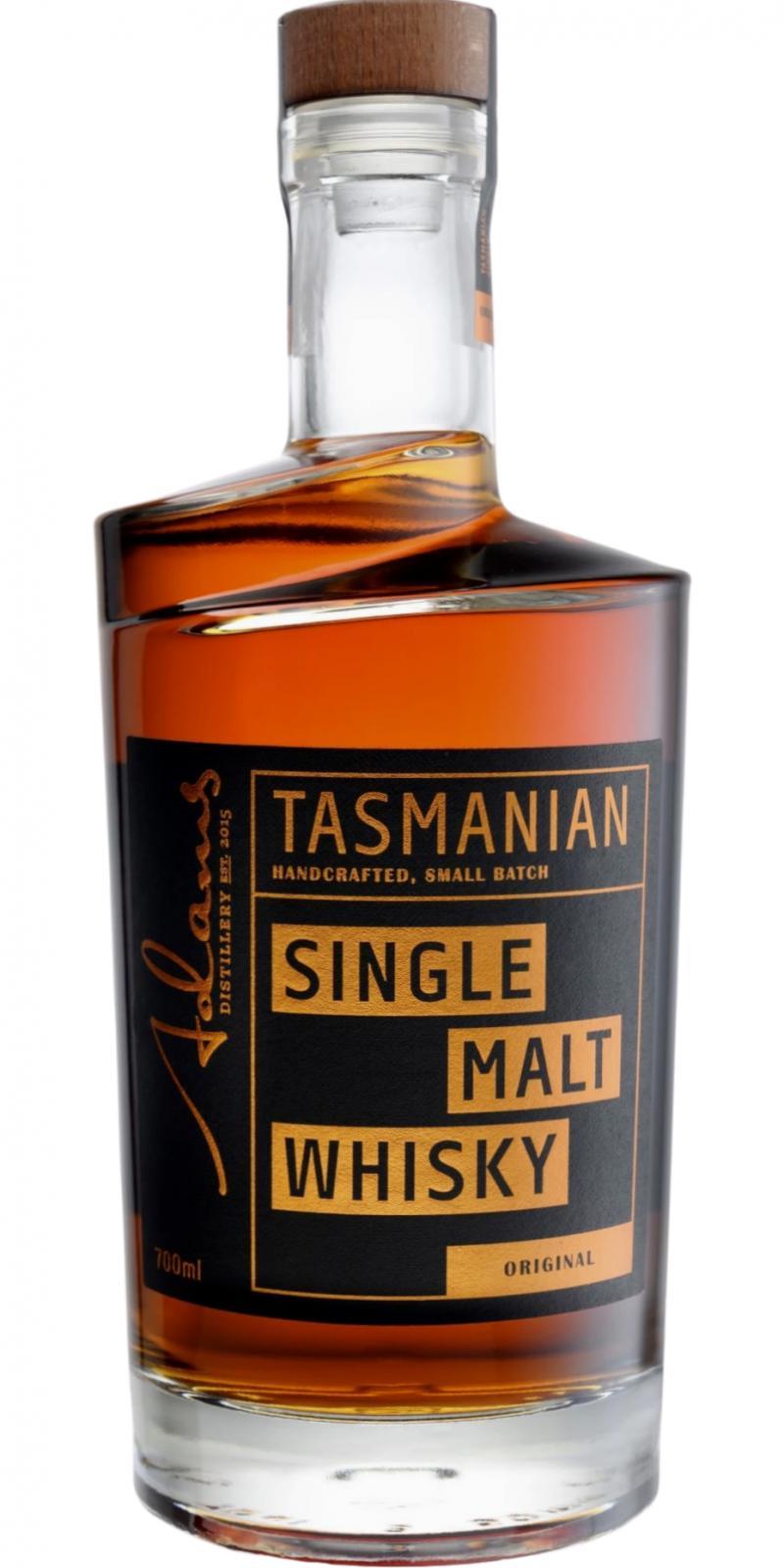 Adams Tasmanian Single Malt Whisky Original Sherry Cask