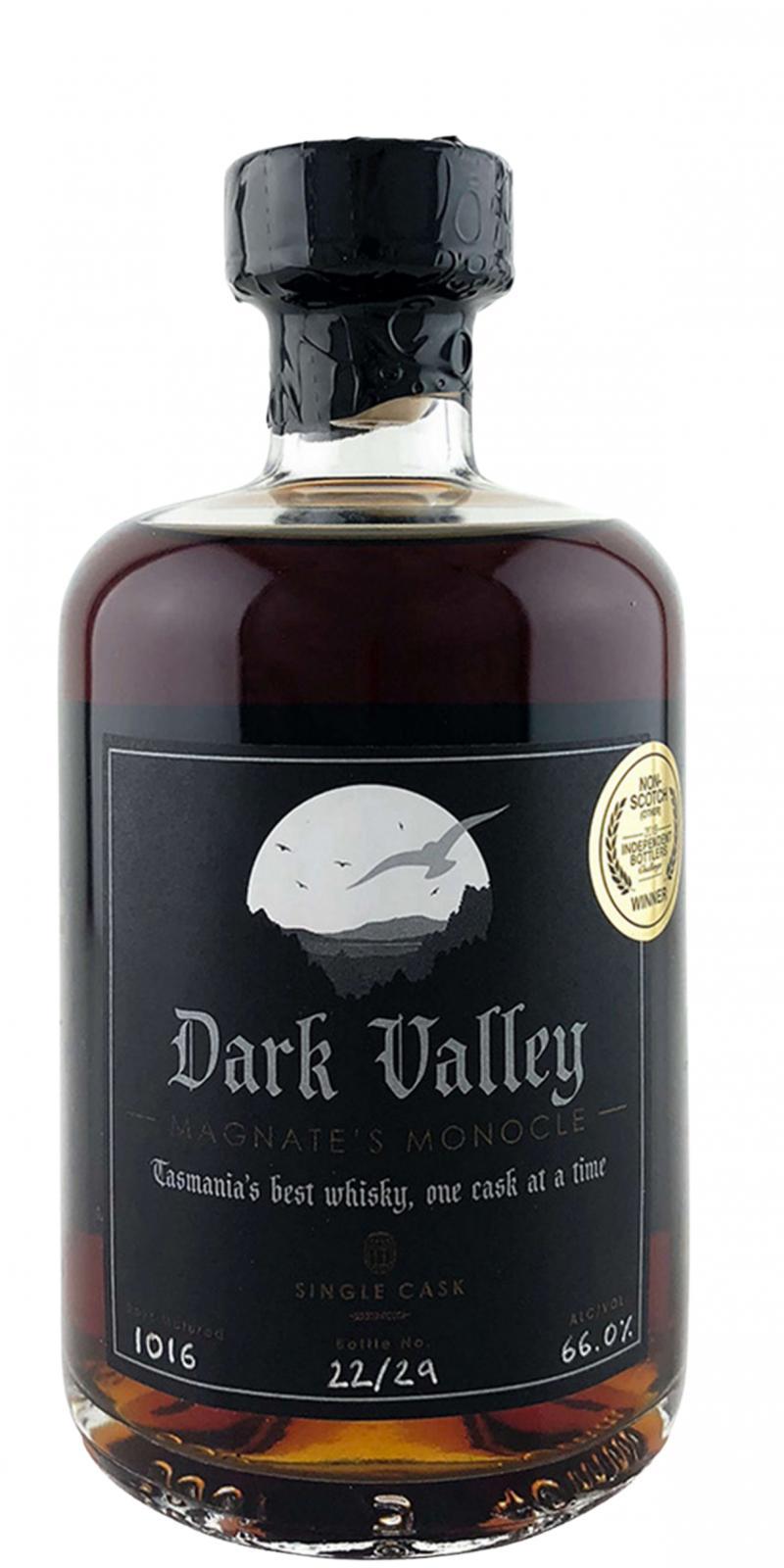Dark Valley Magnate’s Monocle DVW Single Cask