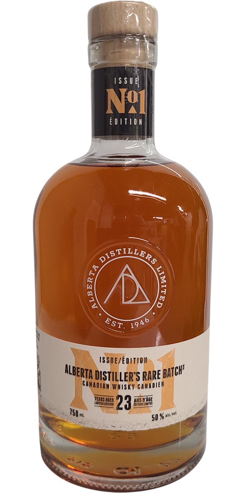 Alberta Premium 23-year-old Rare Batch No.1