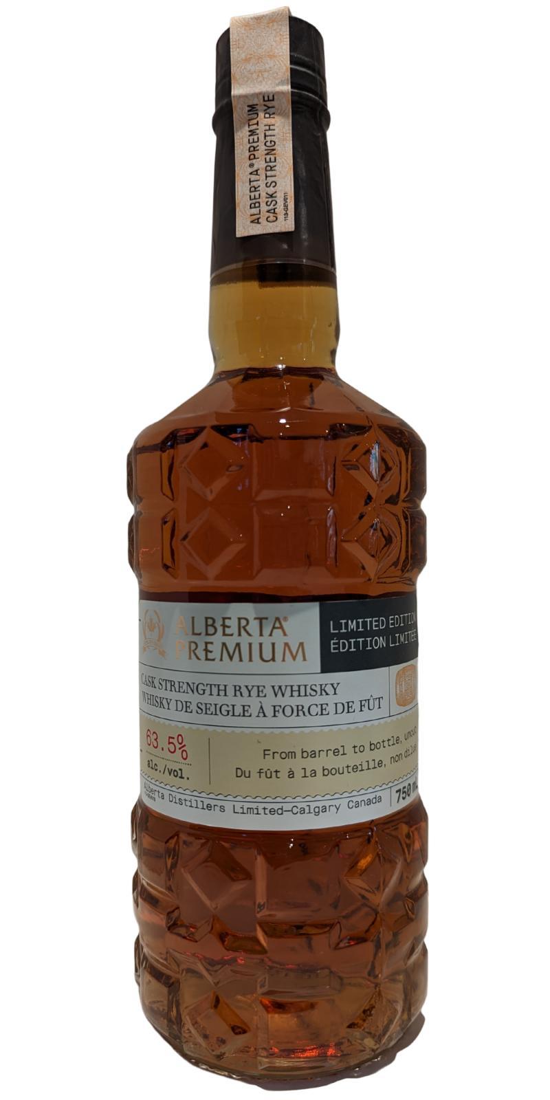 Alberta Premium Cask Strength Rye 4th Release