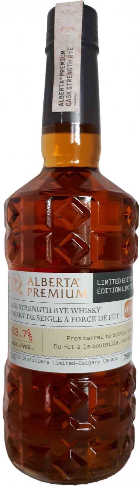 Alberta Premium Cask Strength Rye 3rd Release
