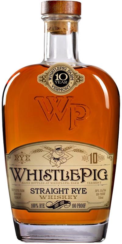 WhistlePig 10-year-old Straight Rye Whiskey
