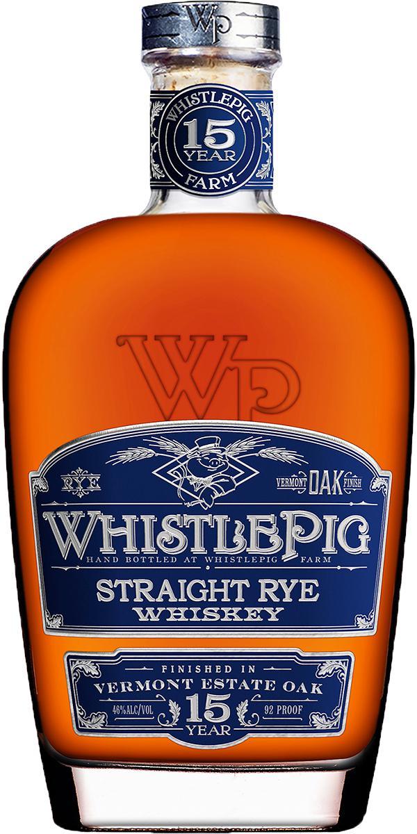 WhistlePig 15-year-old Straight Rye Whiskey