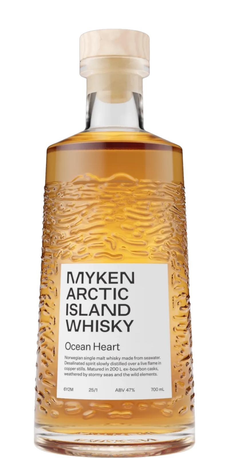 Myken Ocean Heart Arctic Island Whisky