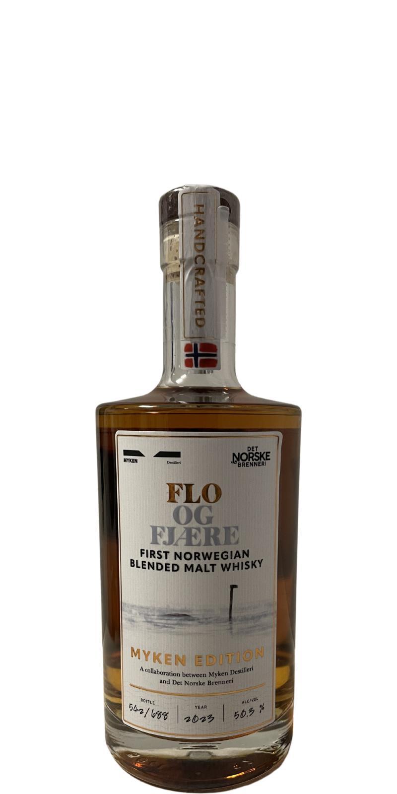 Flo og Fjære Myken Edition First Norwegian Blended Malt Whisky