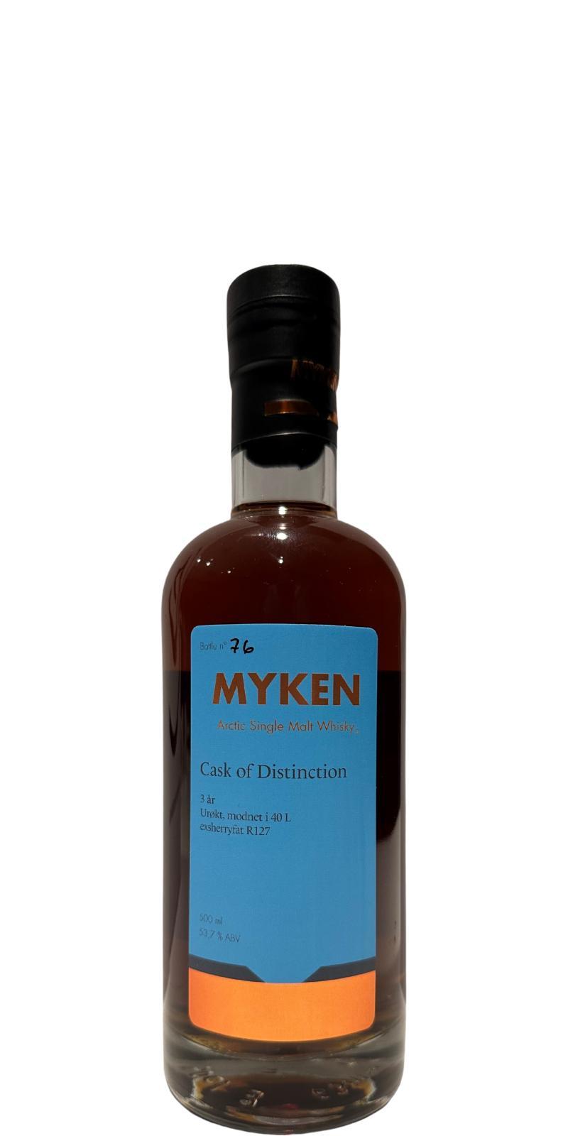 Myken 2020 Cask of Distinction