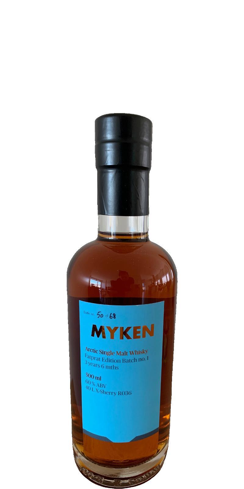Myken Fatprat Edition Batch no. 1 Arctic Single Malt Whisky