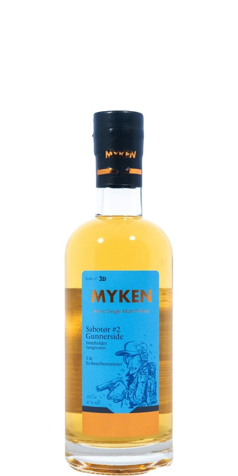 Myken Sabotør #2 Gunnerside Arctic Single Malt Whisky