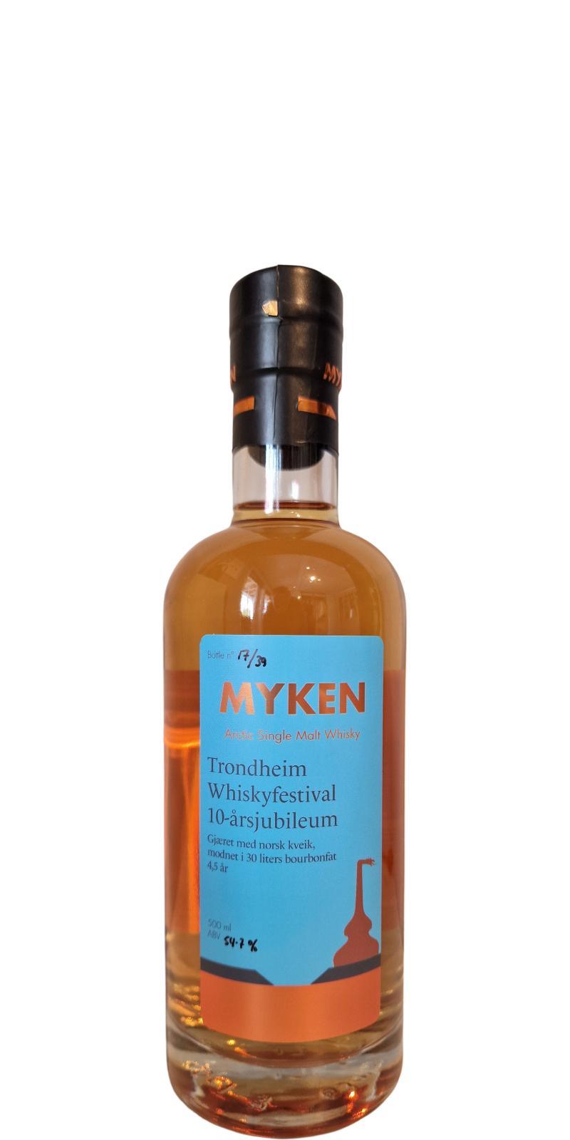 Myken Trondheim Whiskyfestival 10-årsjubileum