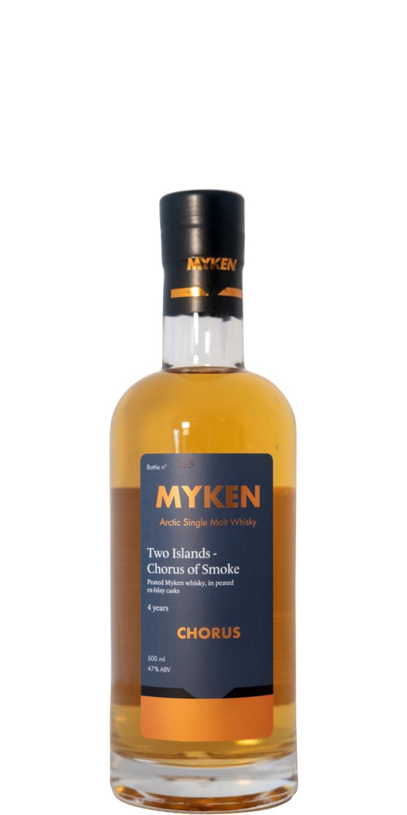 Myken Two Islands Chorus of Smoke Arctic Single Malt Whisky
