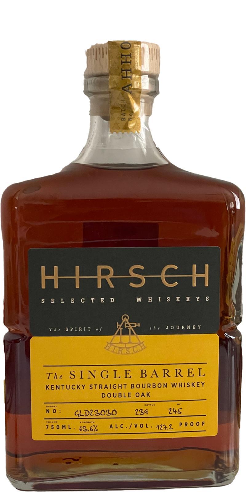 Hirsch 08-year-old The Single Barrel - Double Oak