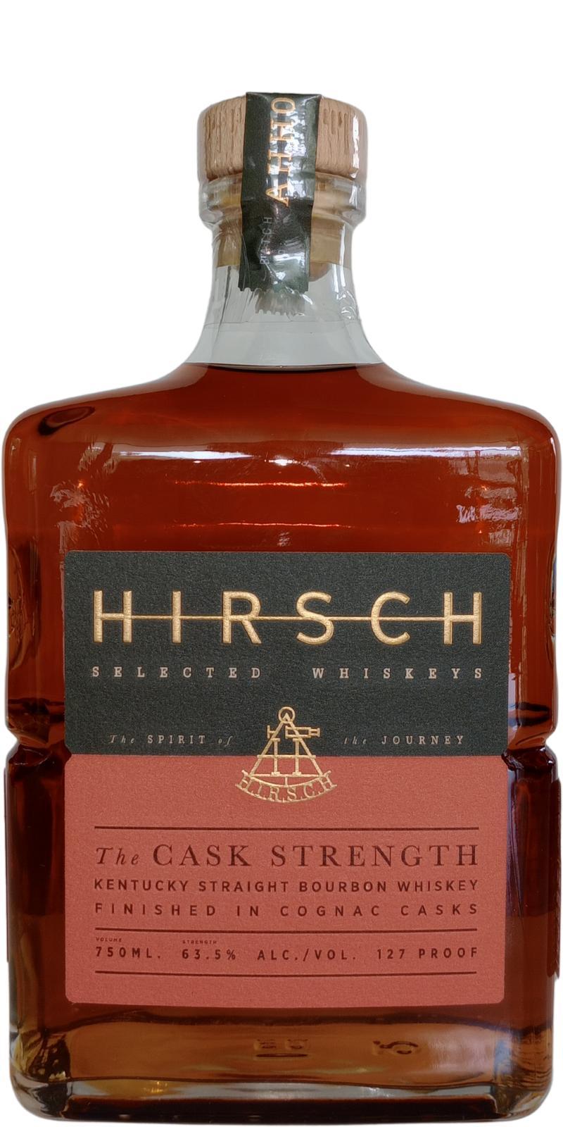 Hirsch 08-year-old Cask Strength - Finished in Cognac Casks