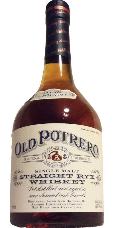 Old Potrero 1995 Single Malt Straight Rye Whiskey