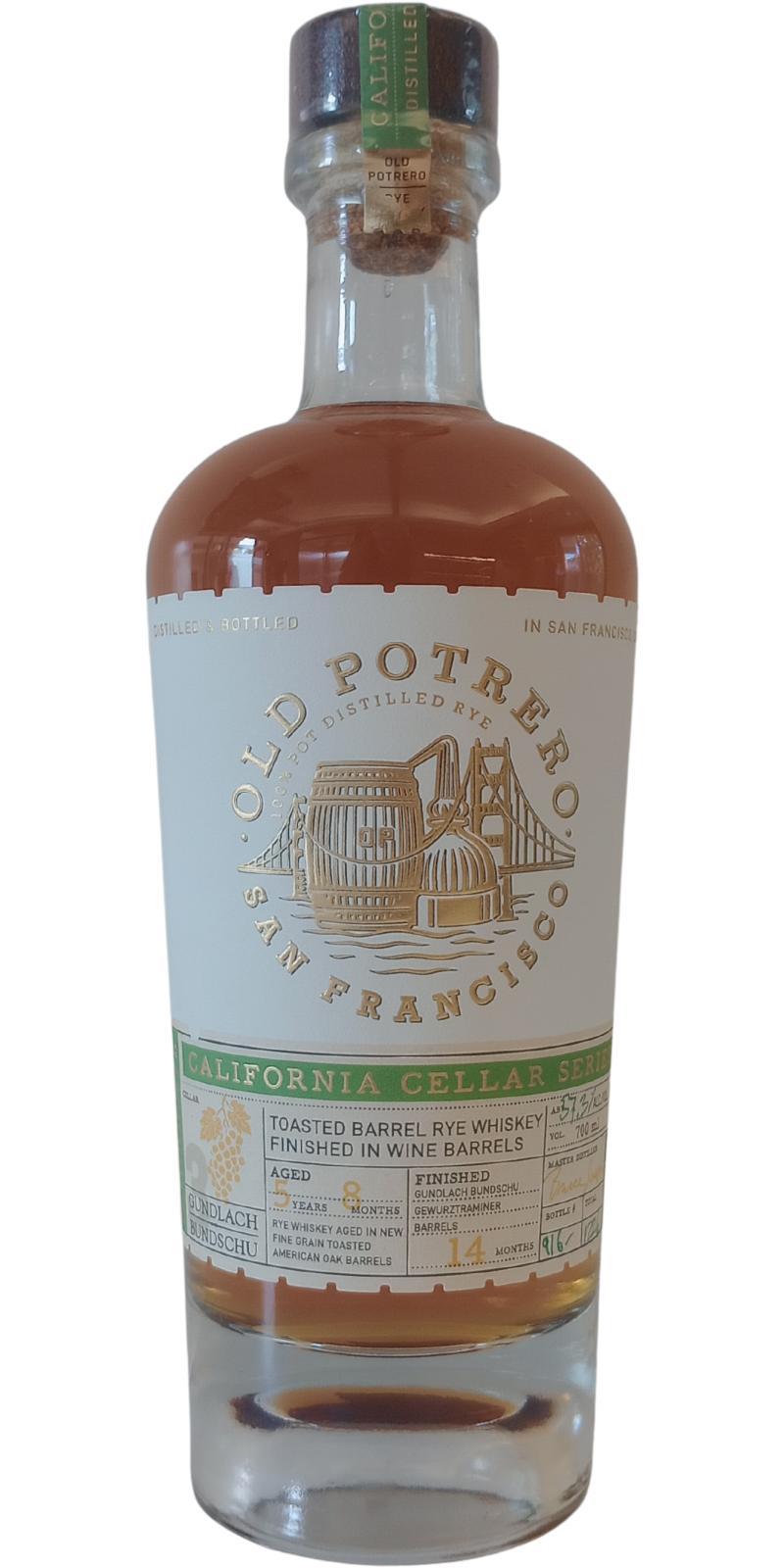 Old Potrero Rye California Cellar Series 3 Old Potrero Rye California Cellar Series 3