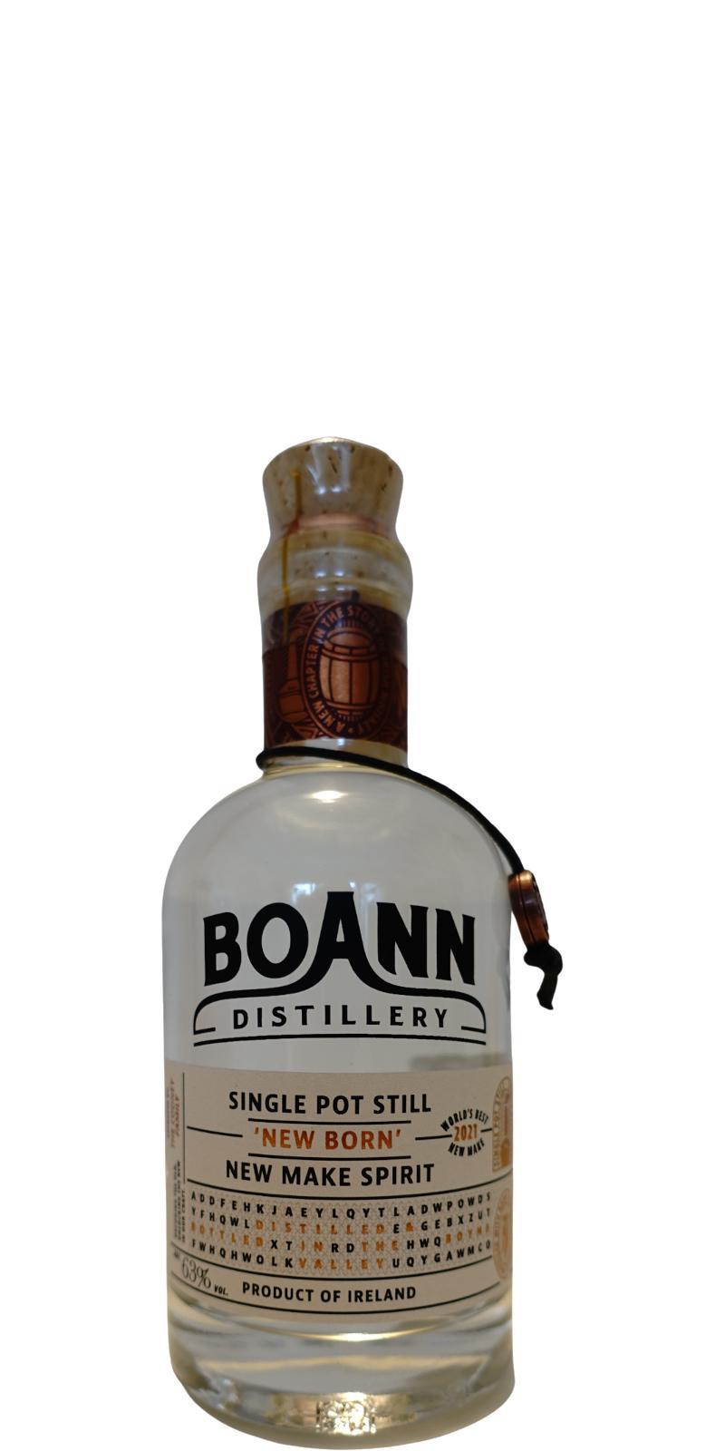 Boann Distillery Single Pot Still - New Make Spirit New Born