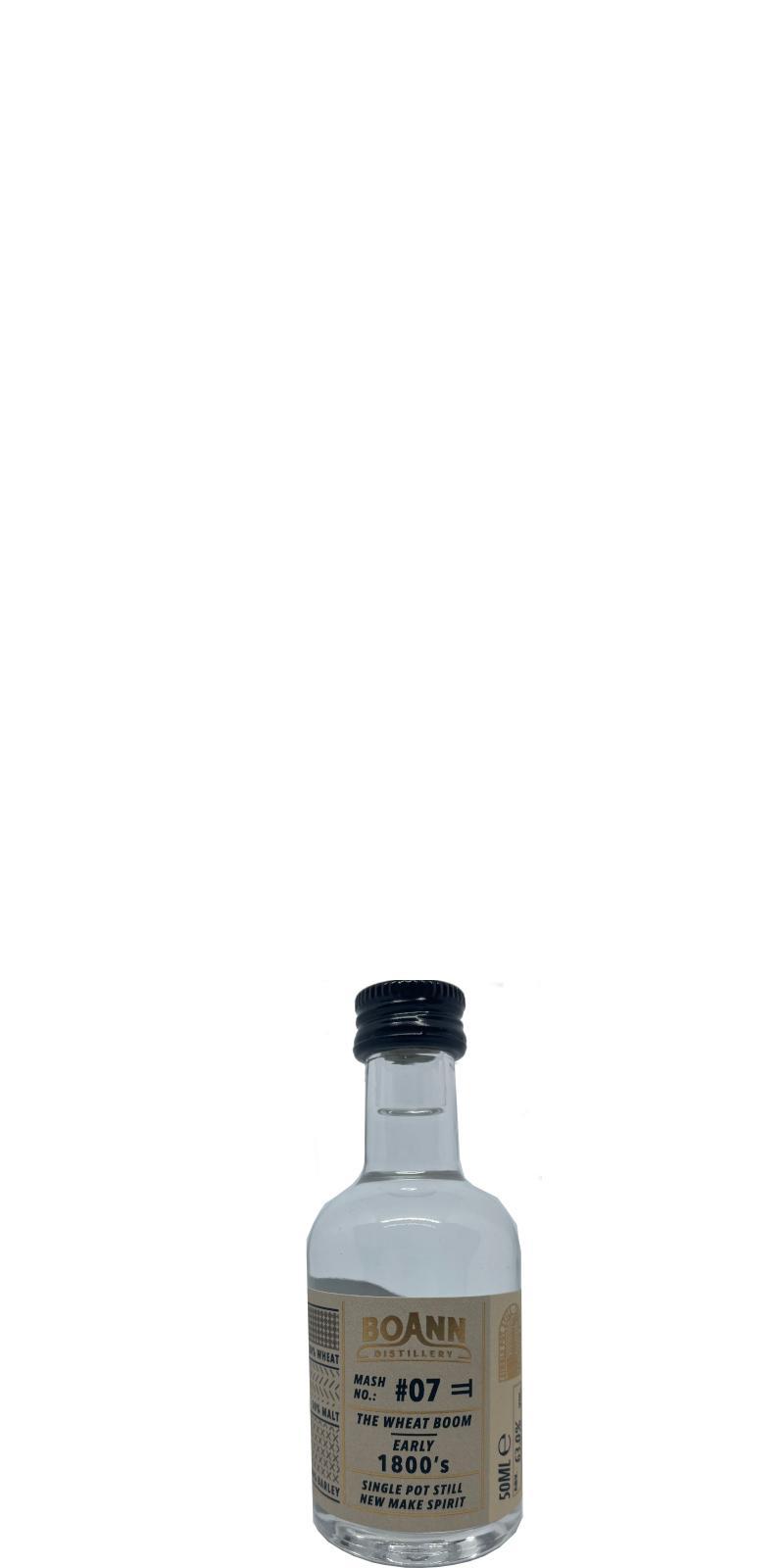 Boann Distillery Single Pot Still - New Make Spirit Mash #07