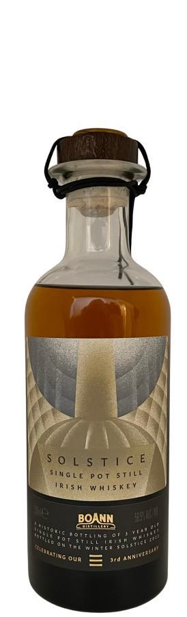Boann Distillery Solstice Single Pot Still Irish Whiskey