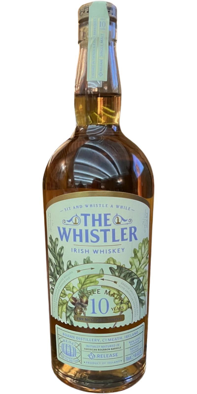 The Whistler 10-year-old BoD French Oak Finish