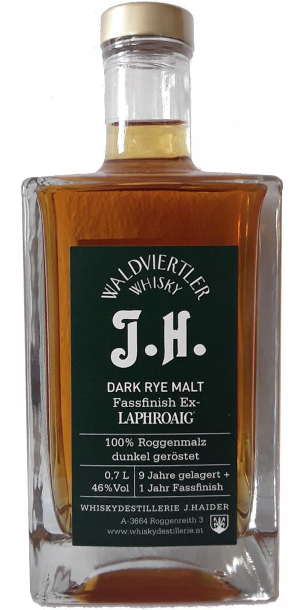 Waldviertler Whisky J.H. Dark Rye Malt Fassfinish Ex-Laphroaig