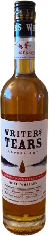 Writers' Tears Copper Pot Japanese Mizunara Cask Finish