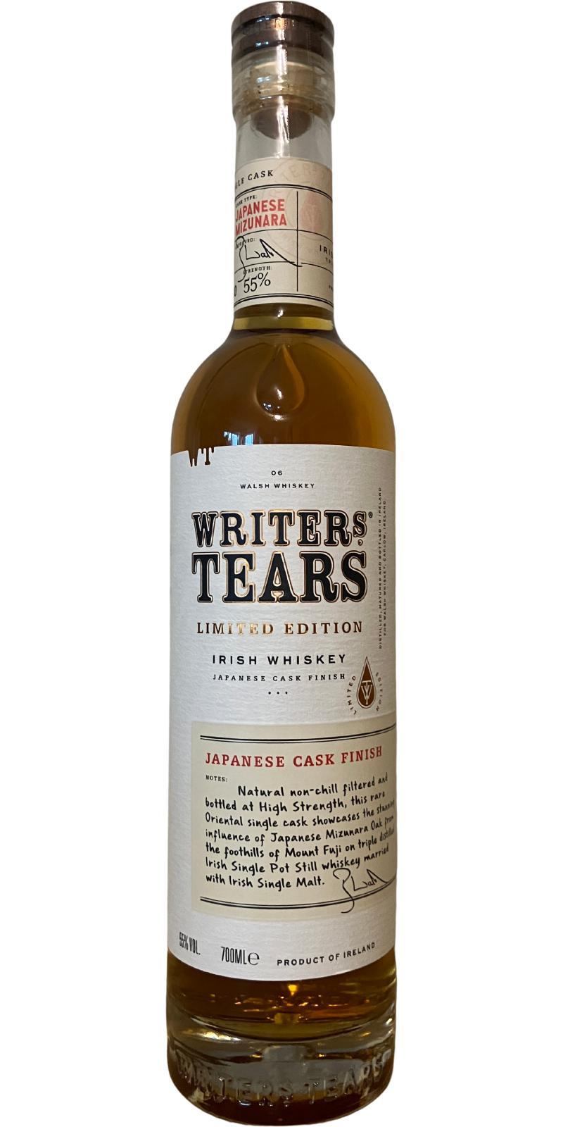 Writers' Tears Limited Edition Japanese Cask Finish