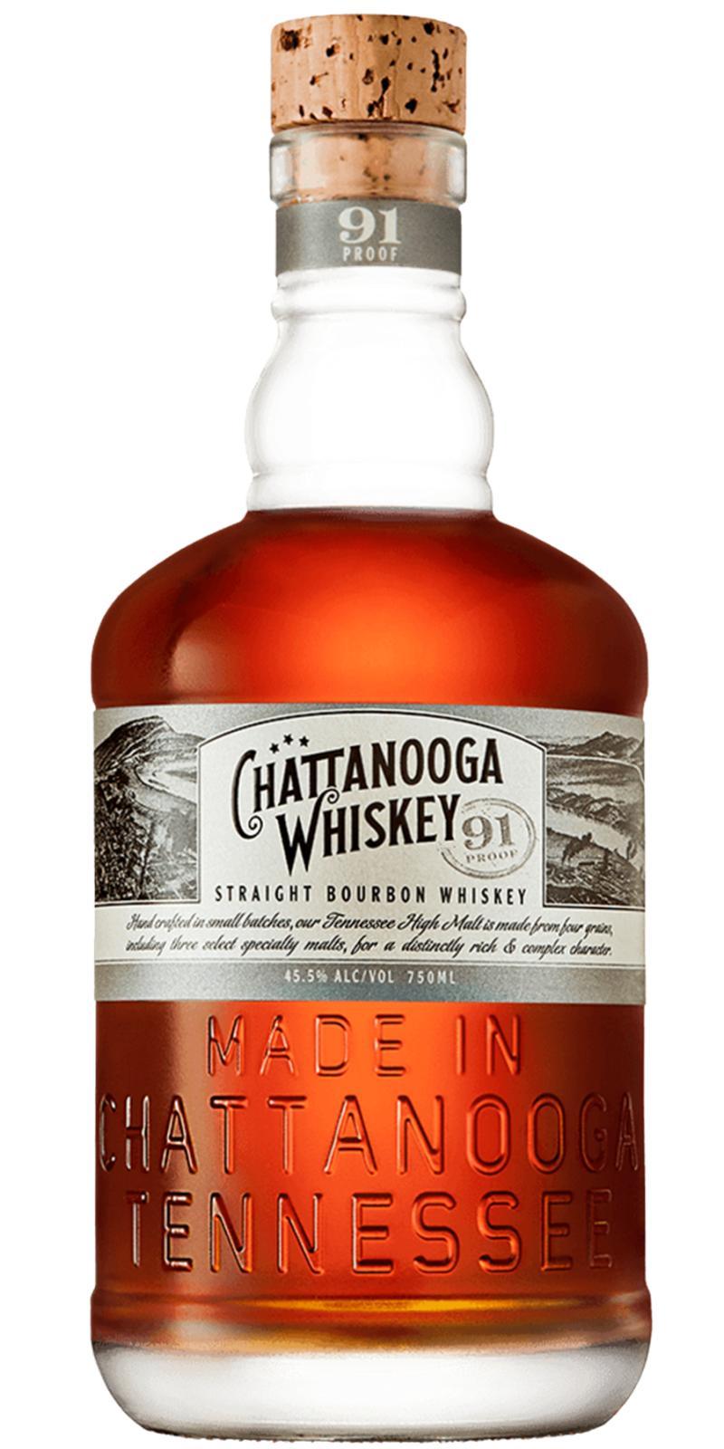 Chattanooga Whiskey 91 Proof Straight Bourbon Whiskey