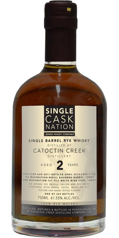 Catoctin Creek 2011 JWC Single Cask Nation