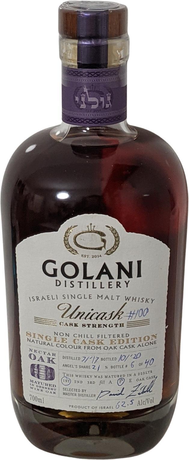Golani 2017 Unicask - Cask Strength