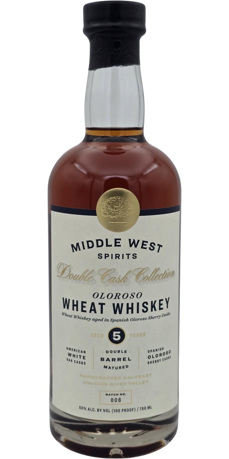 Middle West Spirits 05-year-old Double Cask Collection - Oloroso Wheat Whiskey