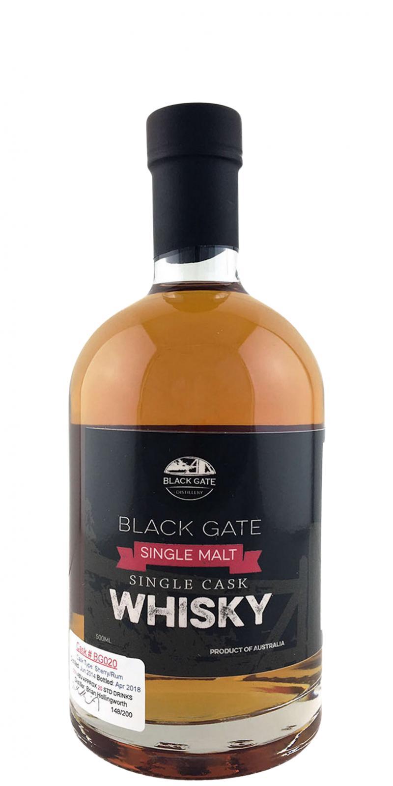 Black Gate 2014 Single Cask