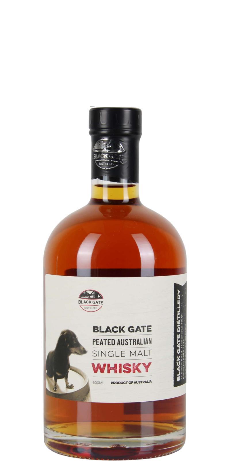 Black Gate 2016 Peated Australian Whisky - Frankie Edition
