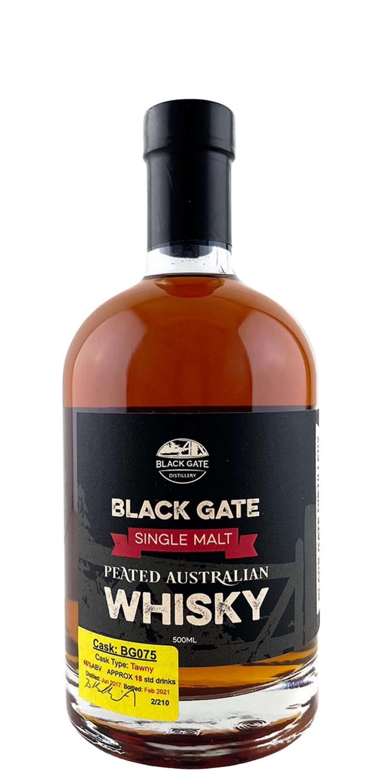 Black Gate 2017 Peated Australian Whisky