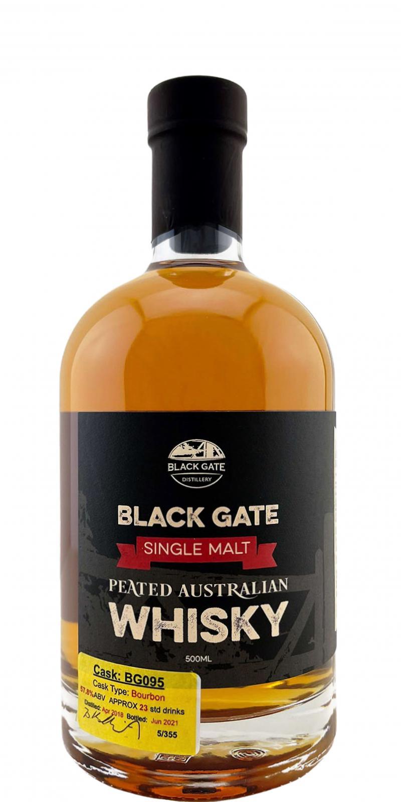 Black Gate 2018 Bourbon Cask Peated