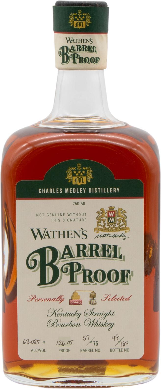 Wathen's Barrel Proof Personally Selected