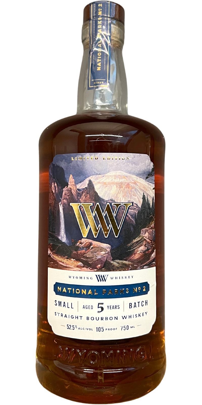 Wyoming Whiskey National Parks No. 2 Straight Bourbon Whiskey