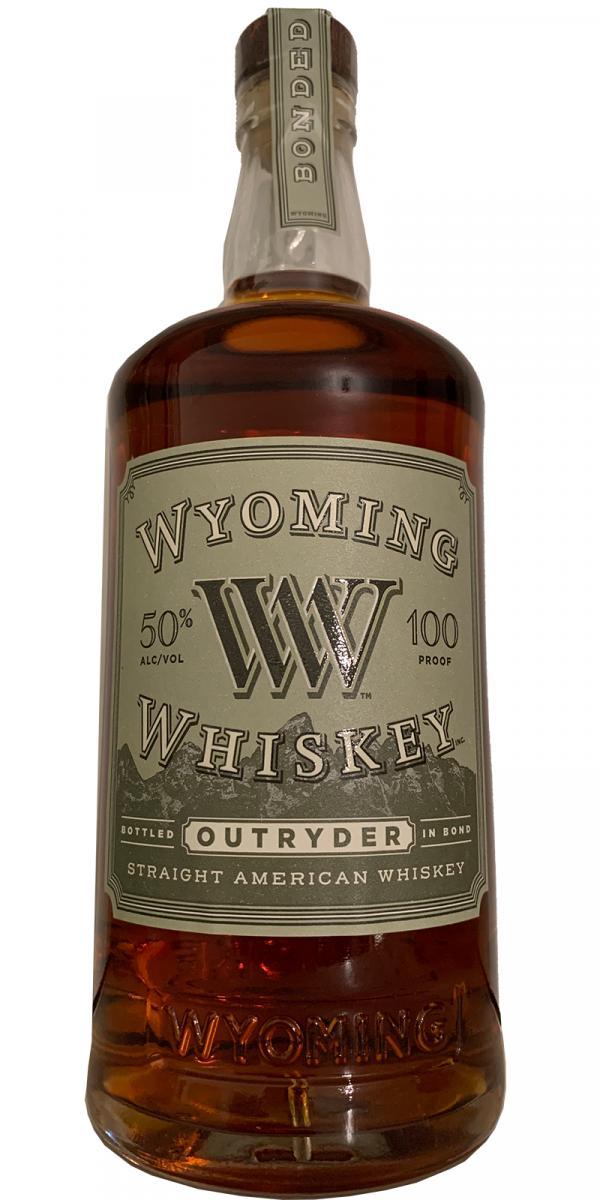 Wyoming Whiskey Outryder Straight American Whiskey
