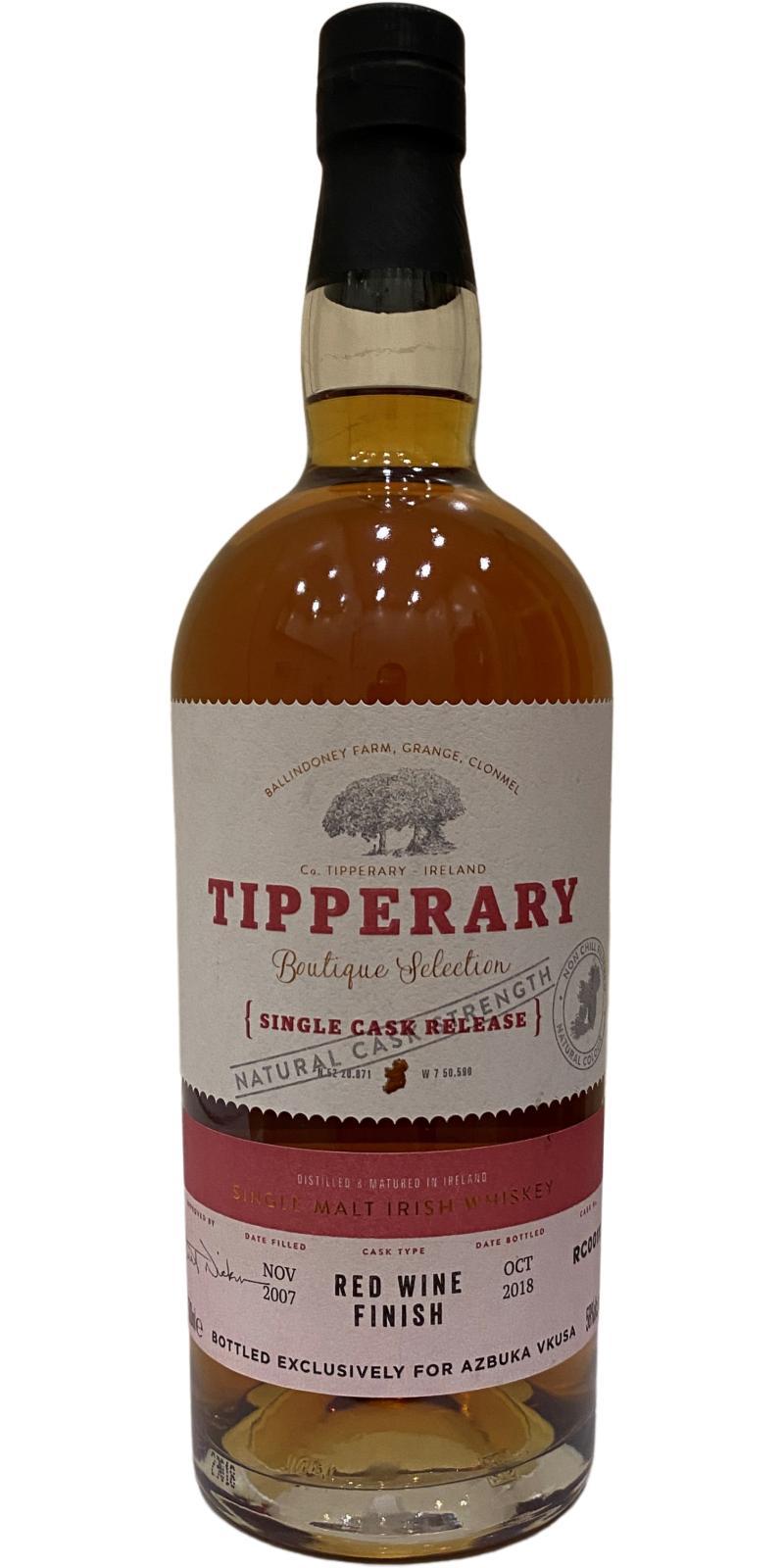 Tipperary 2007 Single Cask Release