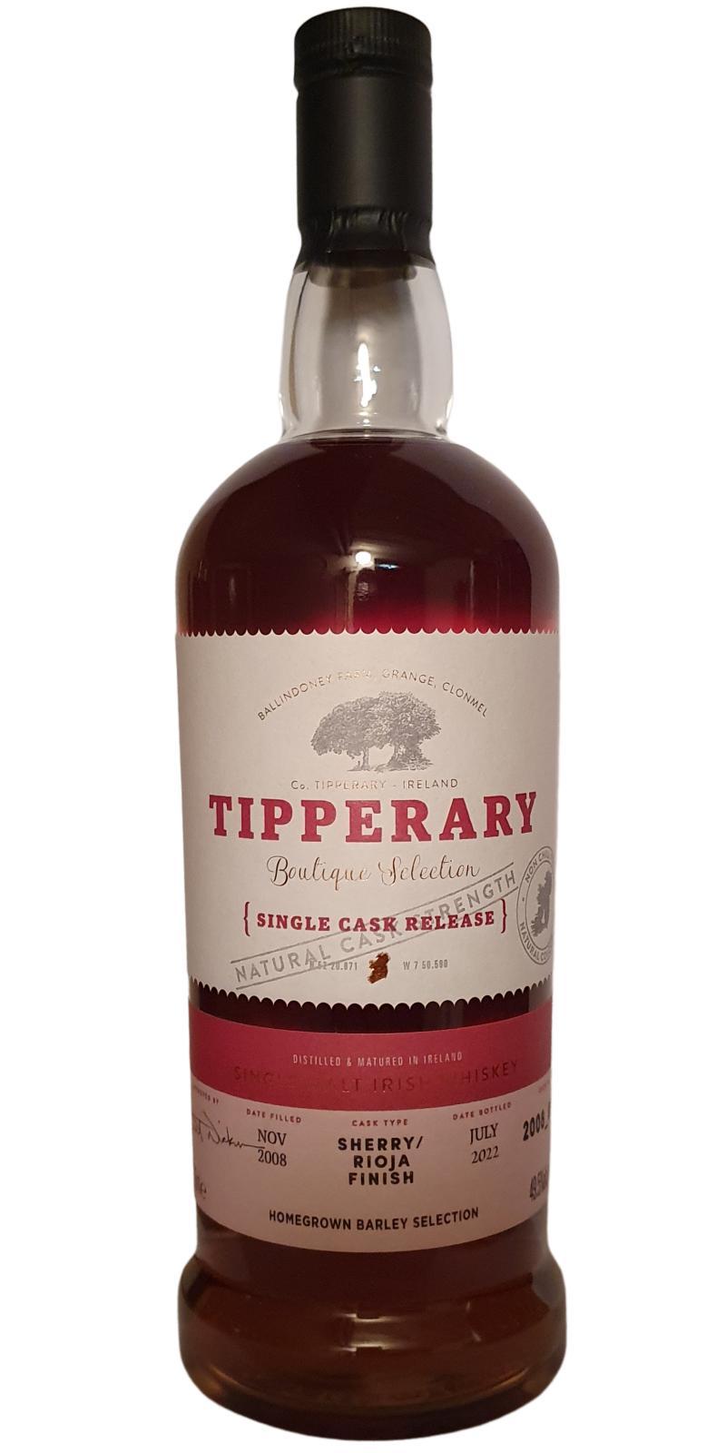 Tipperary 2008 Boutique Selection - Single Cask Release