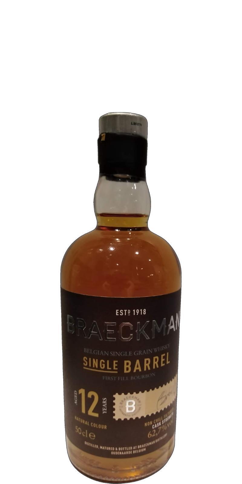 Braeckman Distillers 2007 Single Barrel - Cask Strength