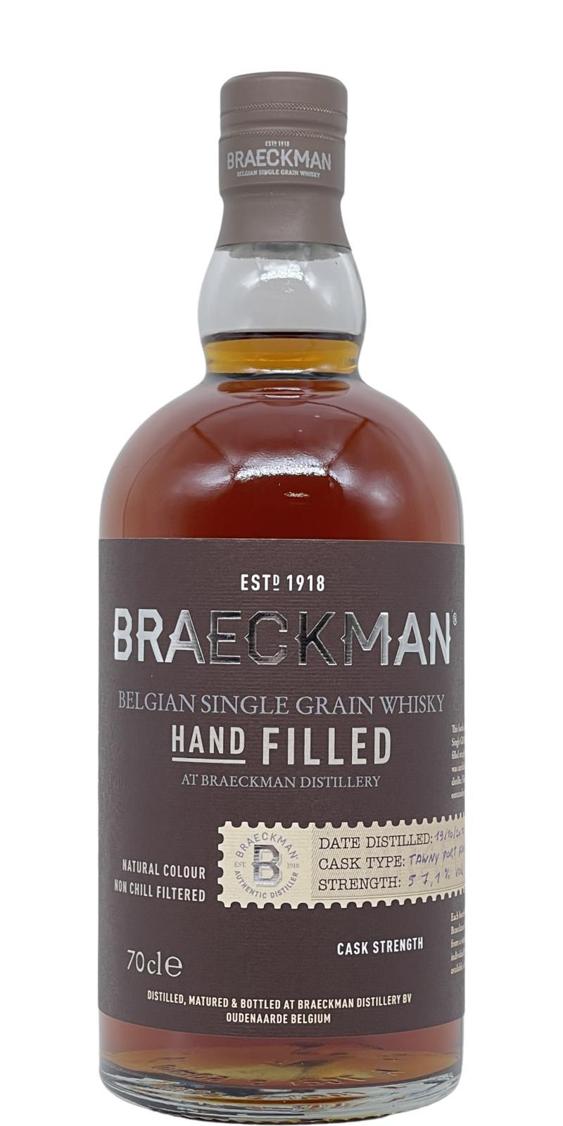 Braeckman Distillers 2010 Hand Filled Distillery Exclusive